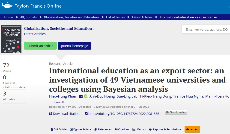 Using Bayesian statistics to deal with small sample size: Reflection from a study of international education